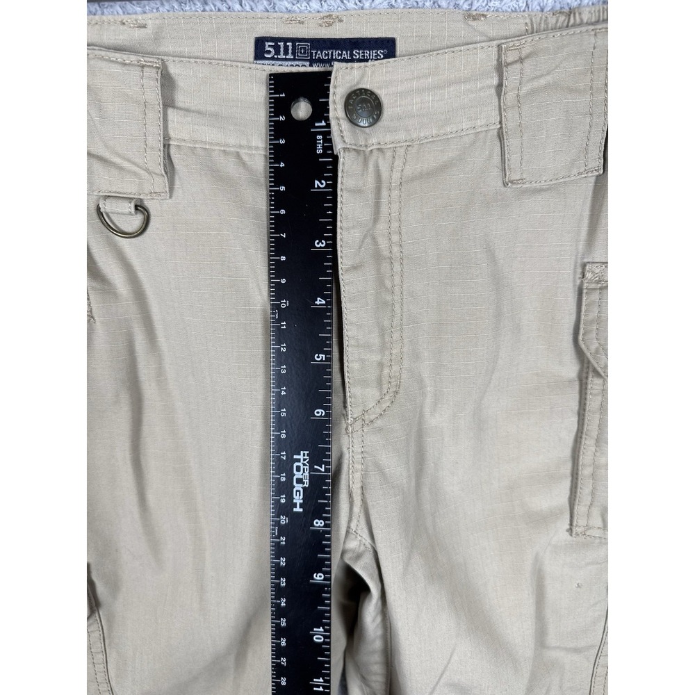 5.11 511 Tactical Women's Tactical Cargo Pants Size 8 (30x29)‎ Beige 64360 - Picture 8 of 11